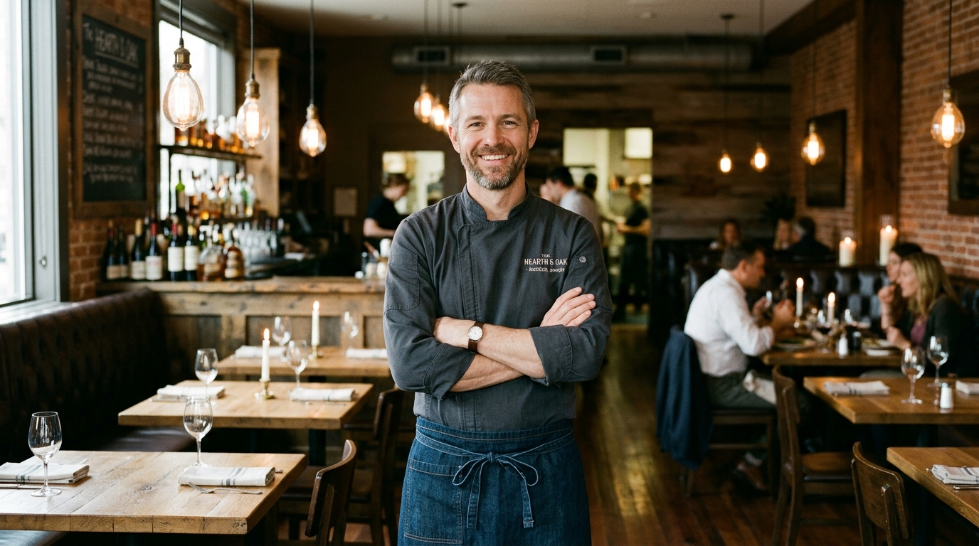 Executive Chef Marcus Vance in his Austin Bistro